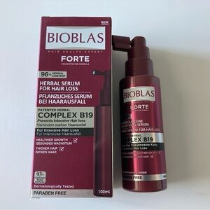 Bioblas Forte Herbal Serum For Hair Loss Complex B19 100 ml New